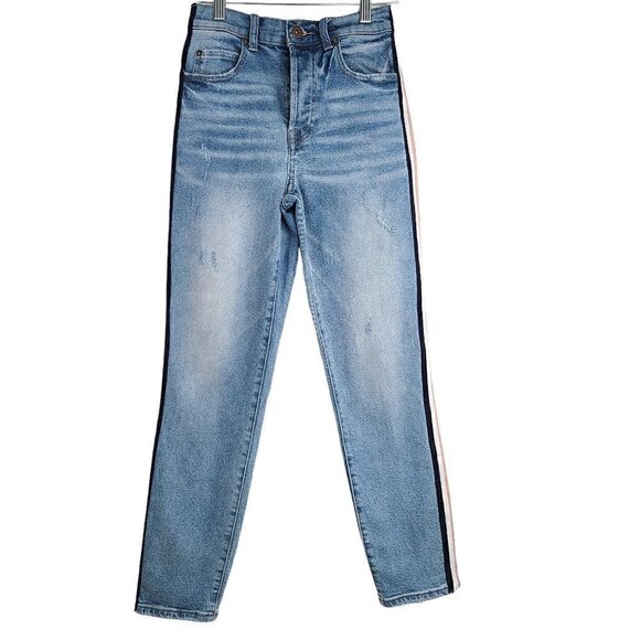 Pistola Nico High Rise Jean W/ Side Stripes Size 26 Button fly - Picture 2 of 10